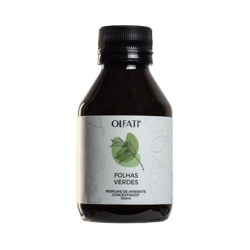 Perfume Concentrado 100ml - Refil para equipamento - Folhas Verdes