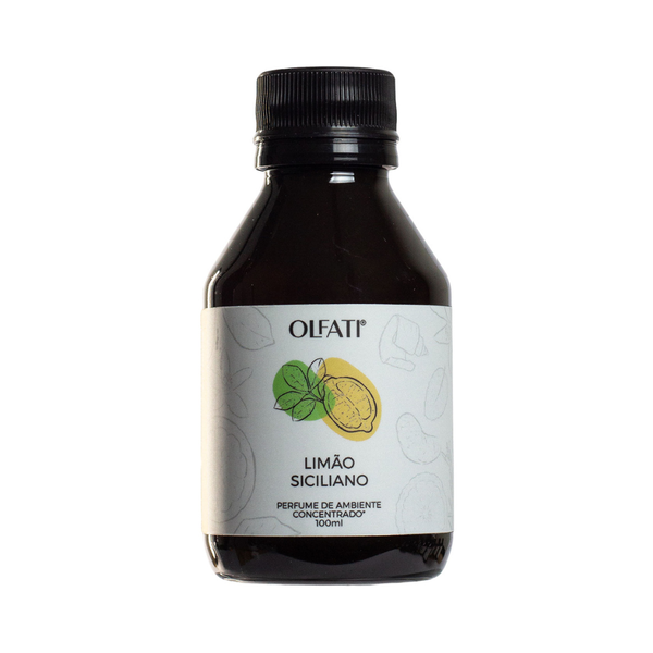 Perfume Concentrado 100ml - Refil para equipamento - Limão Siciliano