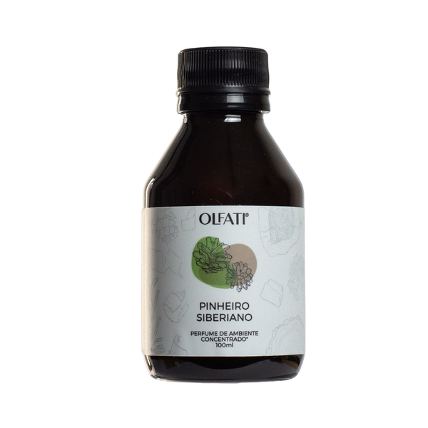 Perfume Concentrado 100ml - Refil para equipamento - Pinheiro Siberiano