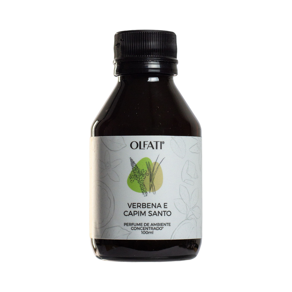 Perfume Concentrado 100ml - Refil para Equipamento - Verbena e Capim Santo
