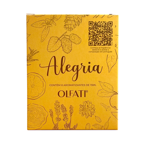 Kit Sensações Alegria - Experimentação - 8 Amostras 15ml