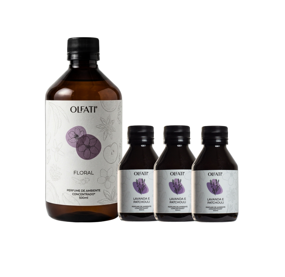 Combo 800ML - Refil para Olfati Master - Lavanda e Patchouli