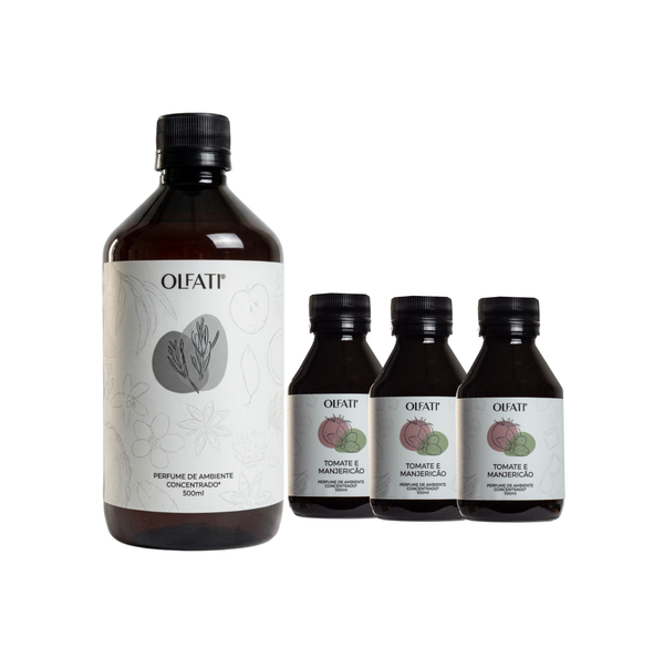 Combo 800ML - Refil para Olfati Master - Tomate e Manjericão