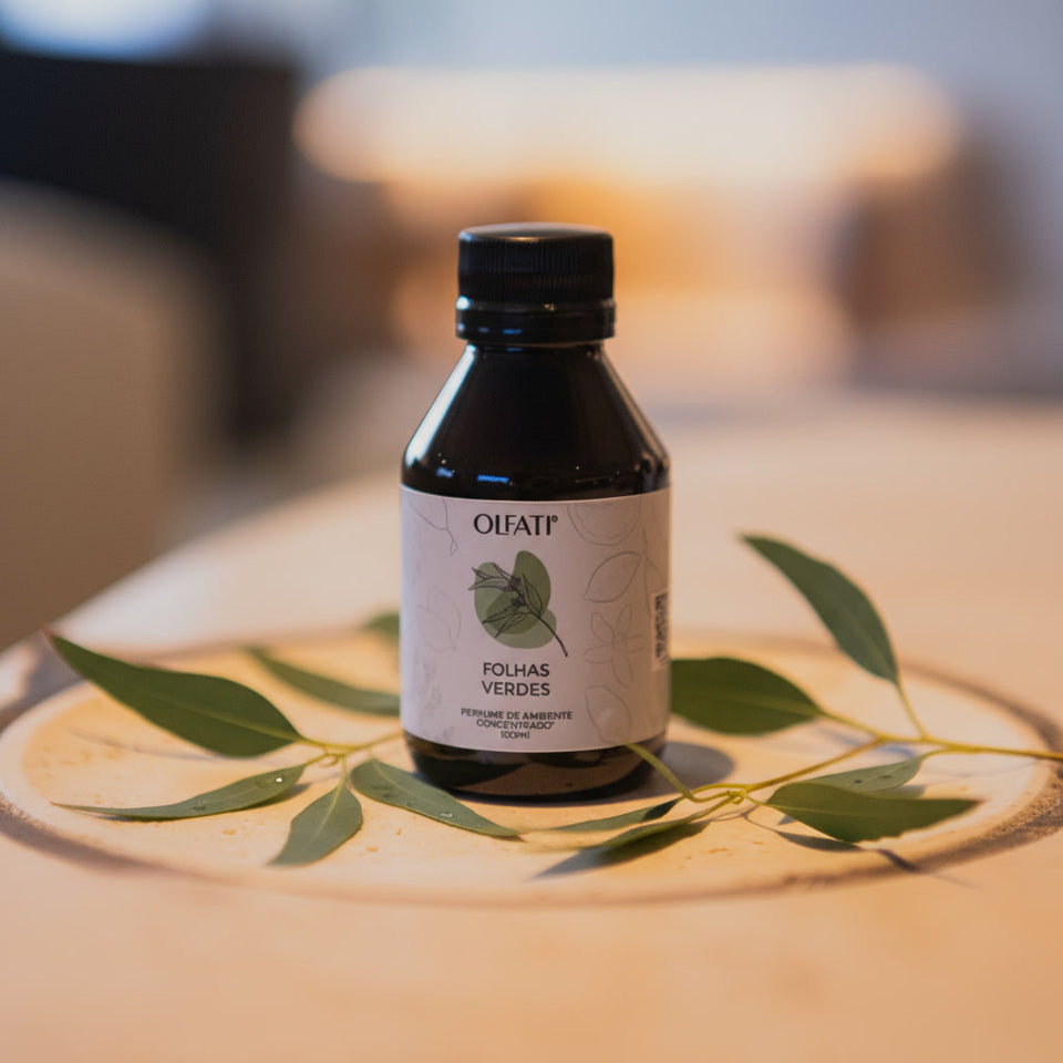 Perfume Concentrado 100ml - Refil para equipamento - Folhas Verdes