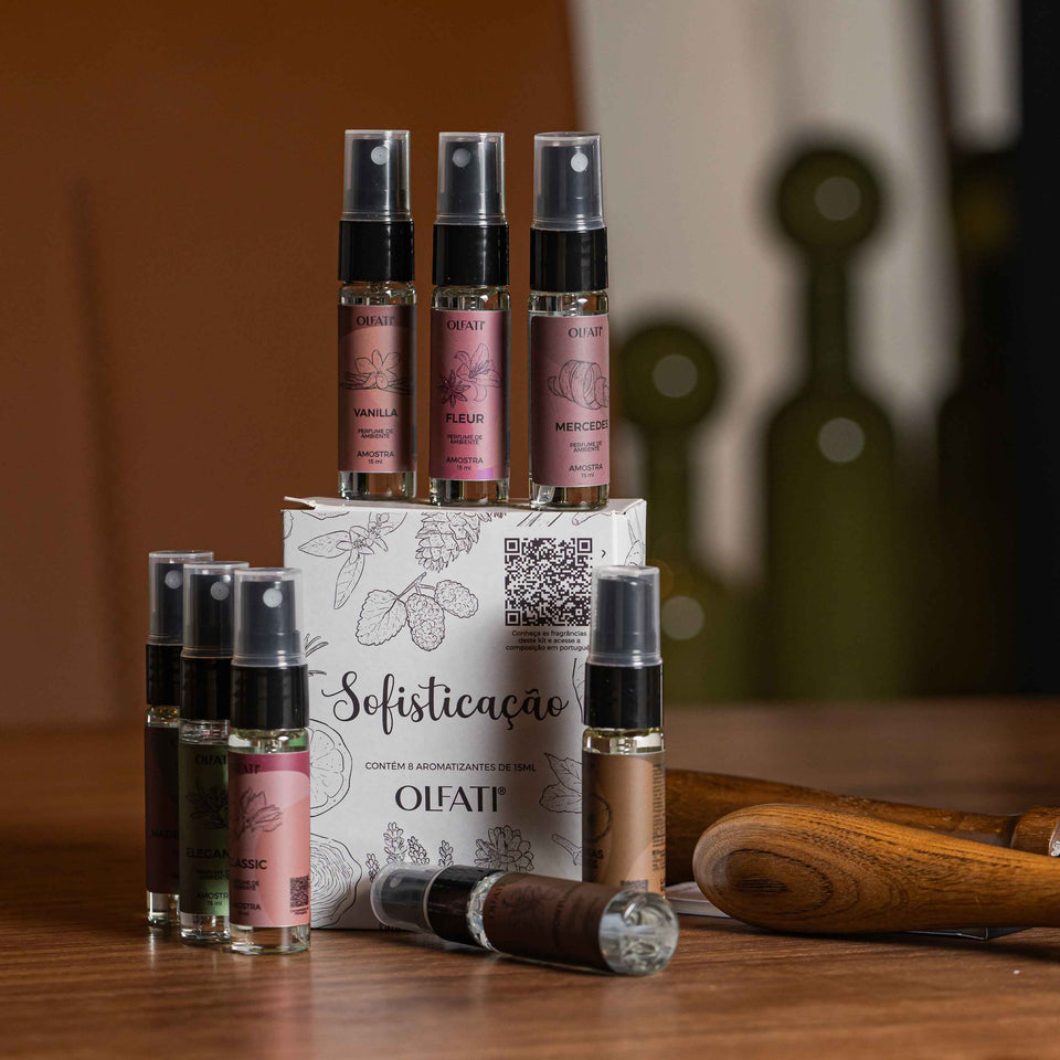 Kit Sensações Sofisticação - Experimentação - 8 Amostras 15ml