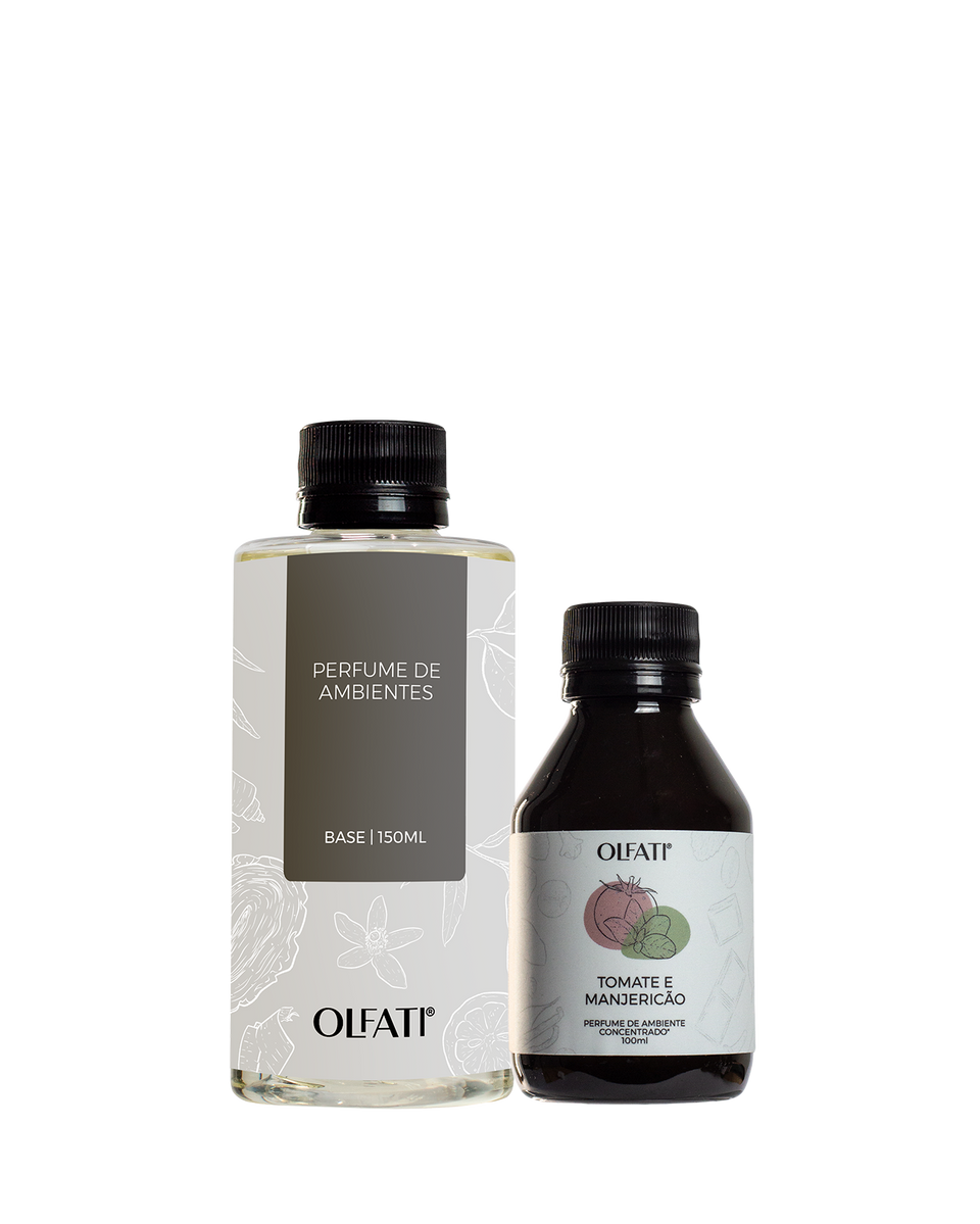 Combo Refil Perfume de Ambiente 250ml - Tomate e Manjericão