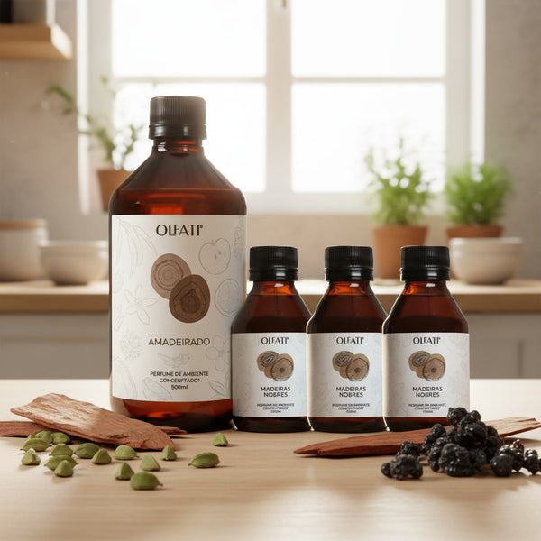 Combo 800ML - Refil para Olfati Master - Madeiras Nobres