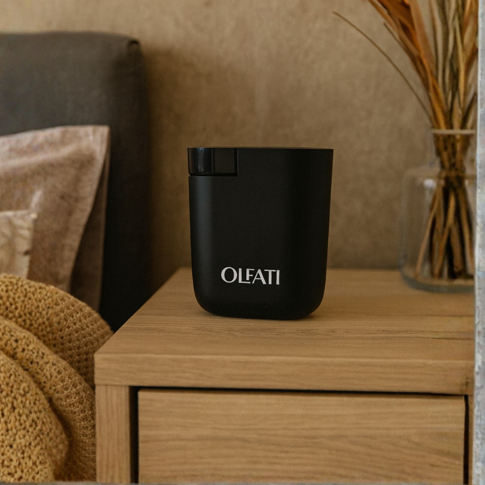 Olfati Mini Preto - P/ 30m² - Difusor Automático