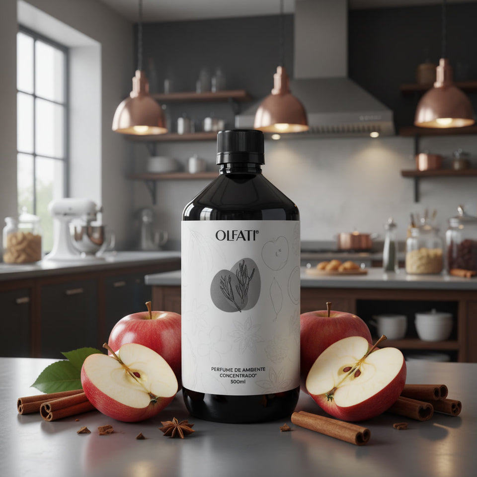 Perfume Concentrado 500ml - Refil para equipamento - Maçã e Canela