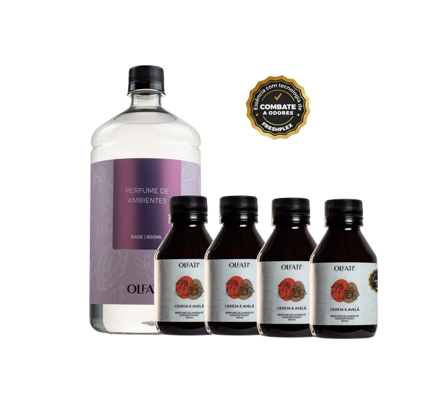 Combo Refil Difusor de Varetas 1L - Cereja e Avelã