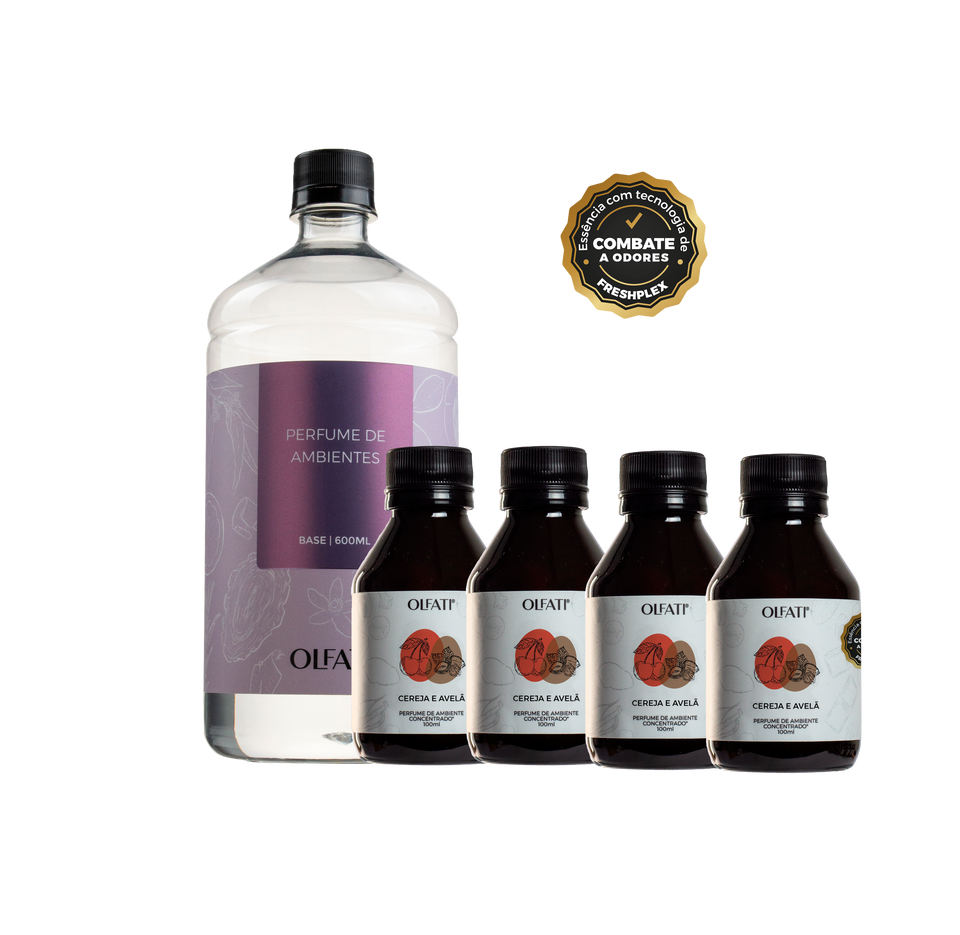Combo Refil Difusor de Varetas 1L - Cereja e Avelã