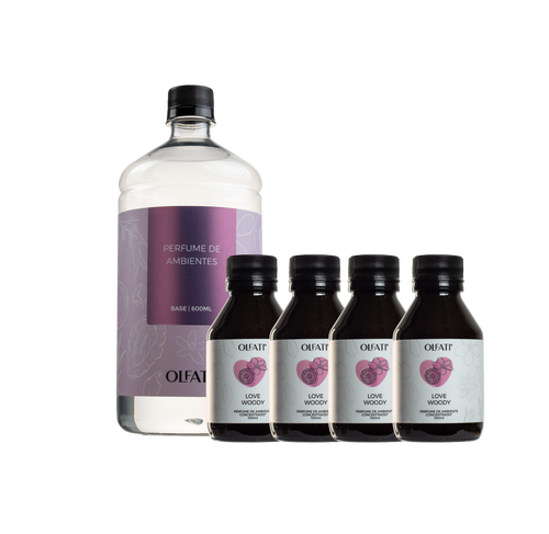 Combo Refil Difusor de Varetas 1L - Love Woody