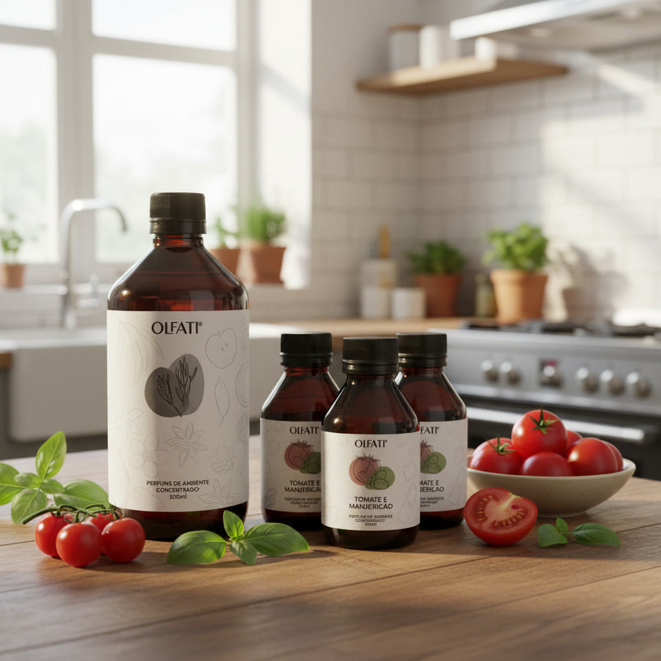 Combo 800ML - Refil para Olfati Master - Tomate e Manjericão