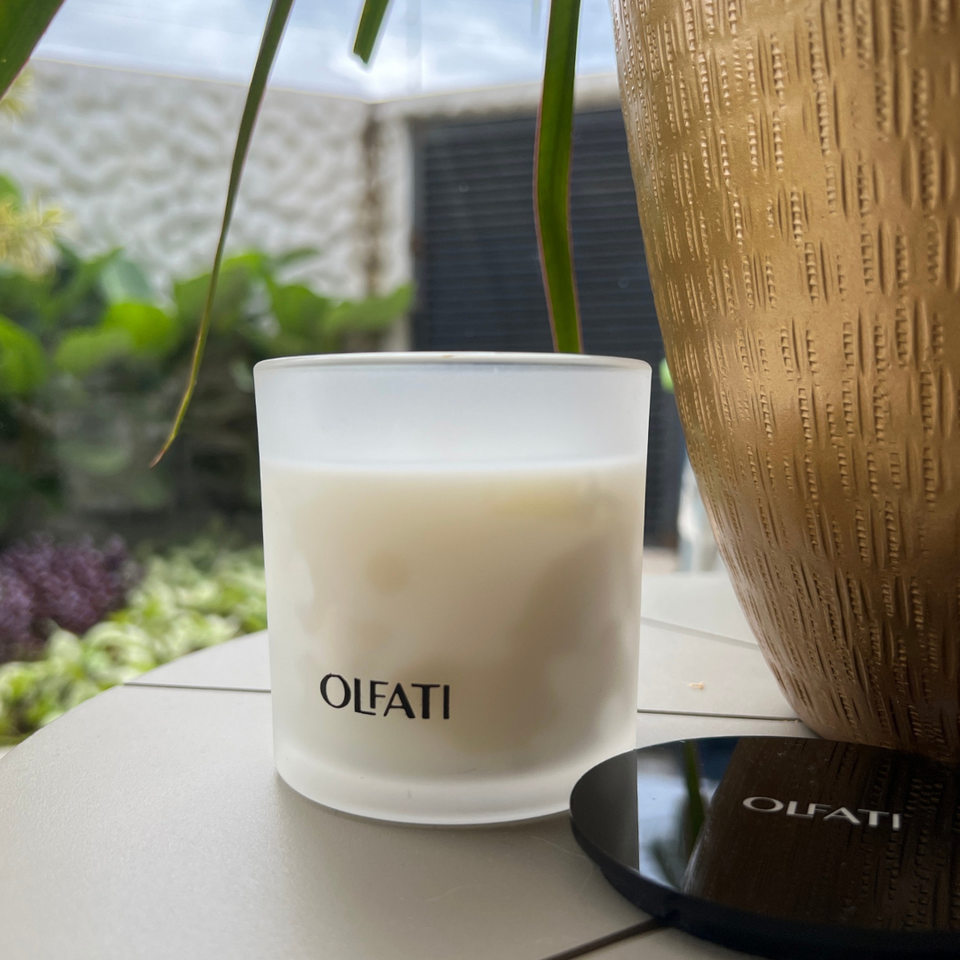 Vela aromática 180g - London Pear - Olfati Maison