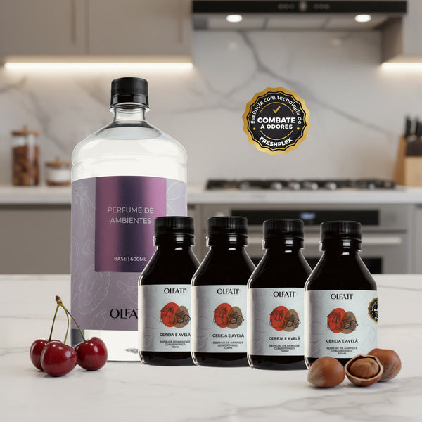 Combo Refil Difusor de Varetas 1L - Cereja e Avelã