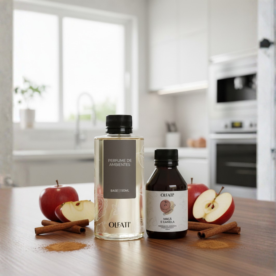 Combo Refil Perfume de Ambiente 250ml - Maçã e Canela