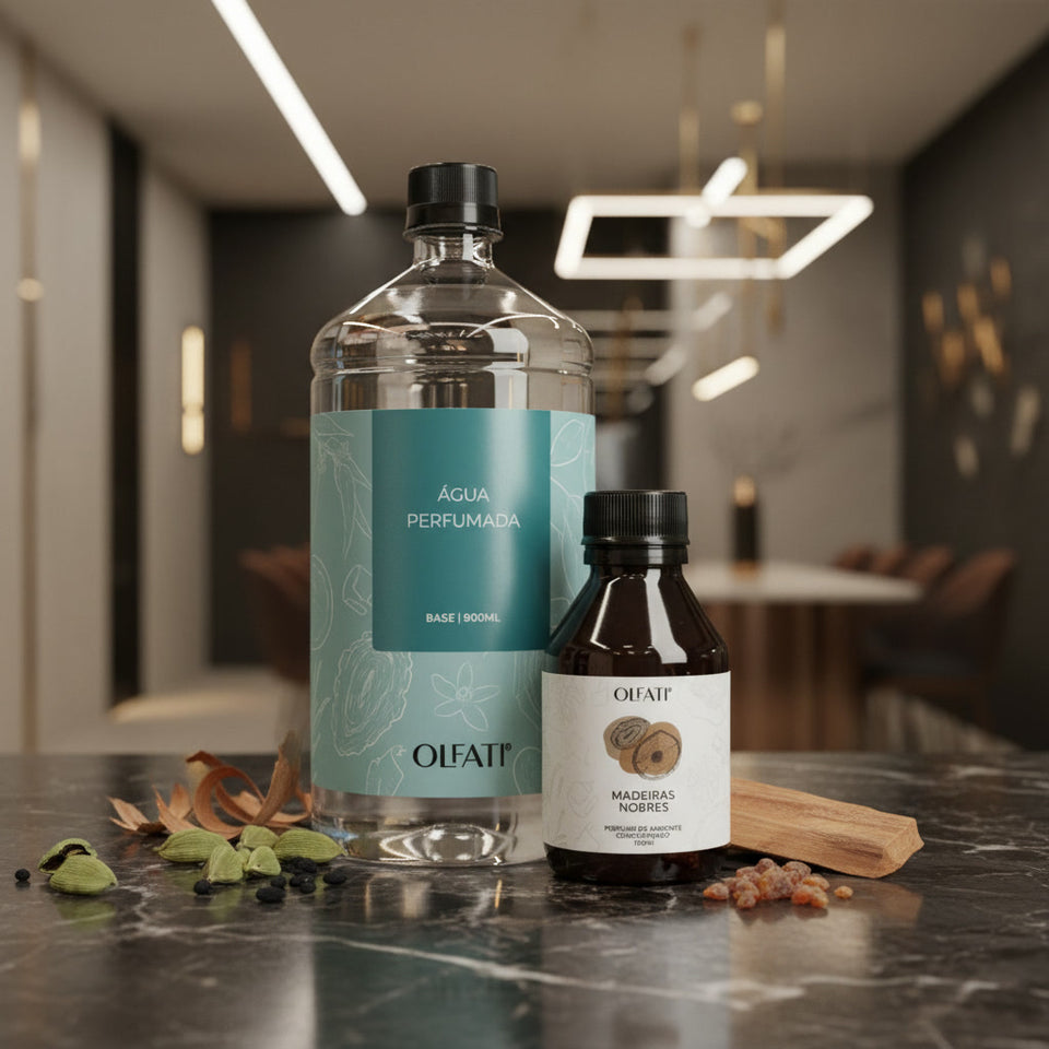 Combo Água Perfumada 1L - Madeiras Nobres