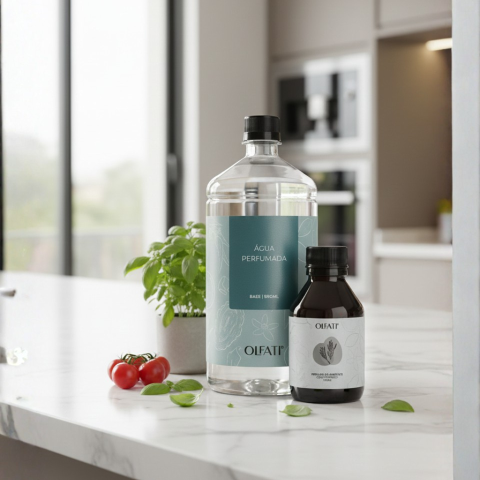 Combo Água Perfumada 1L - Tomate e Manjericão