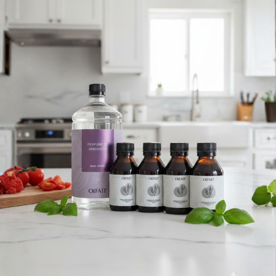 Combo Refil Difusor de Varetas 1L - Tomate e Manjericão