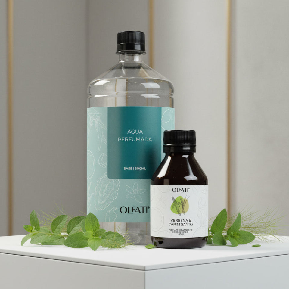 Combo Água Perfumada 1L - Verbena e Capim Santo