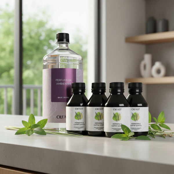Combo Refil Difusor de Varetas 1L - Verbena e Capim Santo