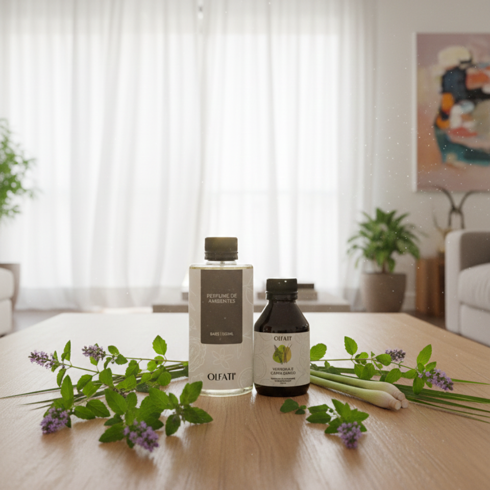 Combo Refil Perfume de Ambiente 250ml - Verbena e Capim Santo